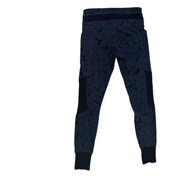 Athleta Womens  Navy Blue Tropical Excursion High Rise Jogger Pants Size S - Picture 10 of 12